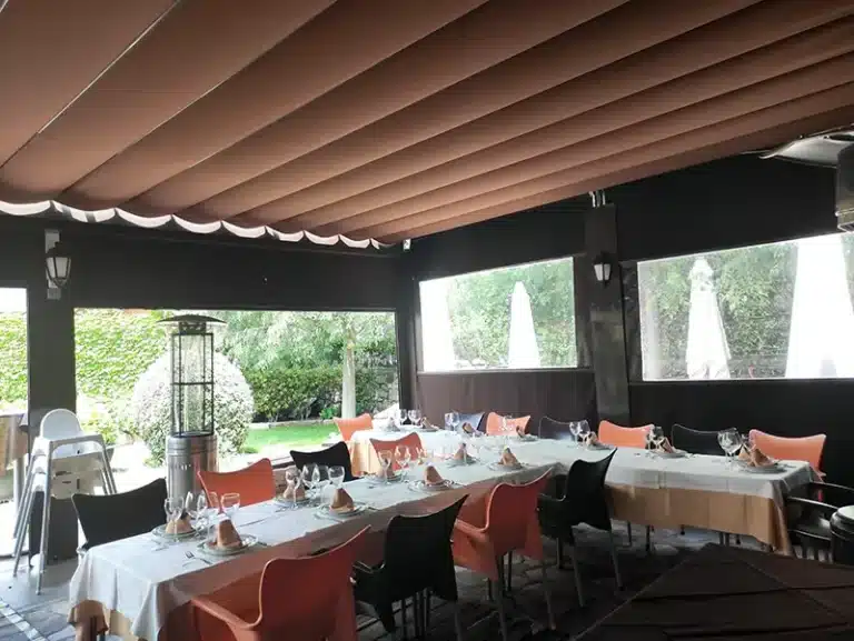 evento en terraza cerrada el lagar de colmenar viejo